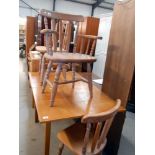 4 pine kitchen chairs