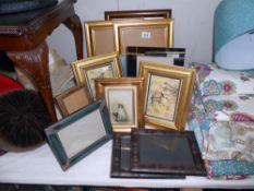 A good selection of photo/picture frames