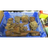 A quantity of wooden moulds for live steam engines.