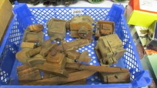 A quantity of wooden moulds for live steam engines.