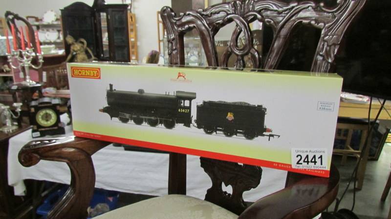 A boxed Hornby R3542 BR (early) Class Q6 locomotive '63427'.