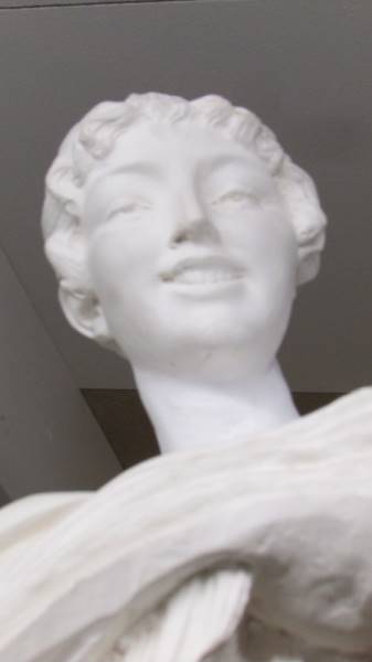 A large female plaster bust. - Image 2 of 2