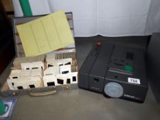 An Agfa reflecta slide projector untested etc