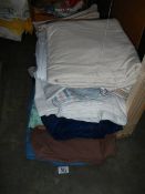 A quantity of bedlinen.