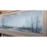 A framed and glazed rural watercolour signed Fullan.