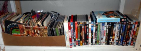 A selection of DVD's,