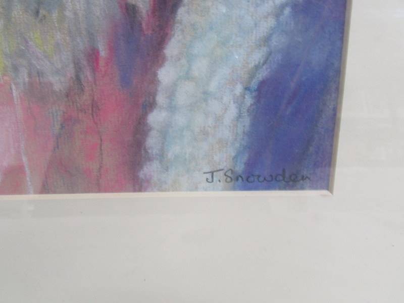 A framed and glazed pastel entitled 'Old George' by Joyce Snowden, - Image 3 of 4