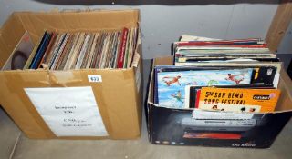 2 boxes of LP's such as Mario Lanza, Shirley Bassey, Billy Connolly, The Seekers, Glenn Miller etc.