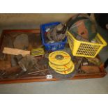 An old tray of grinding discs etc.