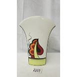 A Lorna Bailey Pottery round top vase in the Ravensdale design, 15 cm tall, signed to base.