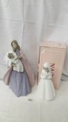 2 NAO by Lladro figurines - "A Mother's Touch (NAO Ref: 02001300), issue year 1998,
