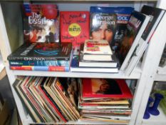 A selection of The Beatles related books, including The fifth Beatle, George Harrison,