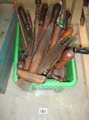 A box of old tools.