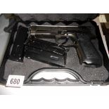 A cased M190 special forces pistol in case UK postage only