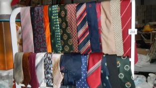 A mixed lot of men's neck ties.