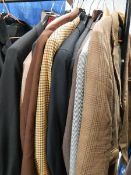 A quantity of good quality men's blazers, some vintage, some more modern, brands include Hugo Boss,