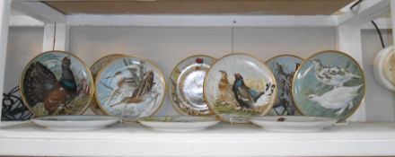 10 Gamebird of the world collectors plates by Franklin Mint