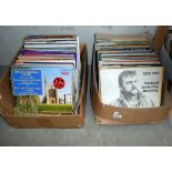 2 boxes of LP's Wells Fargo and Warren Reeves (both signed) plus The Fury's, The Dubliner's,