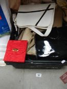 A good lot of hand bags. ****Condition report**** Red bag has some marks from use.