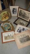 A quantity of family photographs etc.