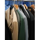 A quantity of 2 piece suits, blazers etc., Brands include Hector James, Westbrook, Jaques etc.