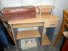 A computer desk