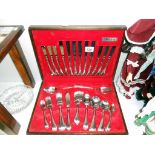 A canteen of cutlery by Oneida, 67 pieces, missing 1 teaspoon and 1 dessert spoon,