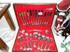 A canteen of cutlery by Oneida, 67 pieces, missing 1 teaspoon and 1 dessert spoon,