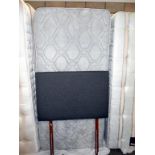 A 3ft mattress and base with headboard