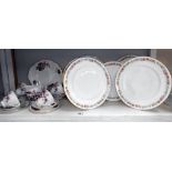 6 Royal Albert Belinda dinner plates,