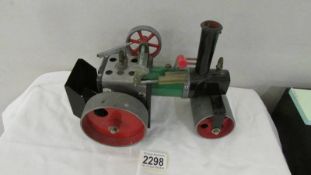 A mid 20th century Mamod steam roller.