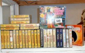 Various Indian music cassette tapes and cd's etc.