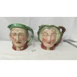 2 Beswick character jugs - Scrooge and Sairey Gamp.