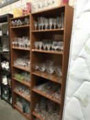 A large lot of glasses in sets of 6, 4 and 2,