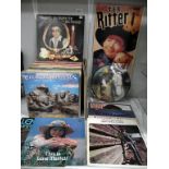 A quantity of LP's including a Tex Ritter picture disc album, Patsy Cline, Box Car Willie,