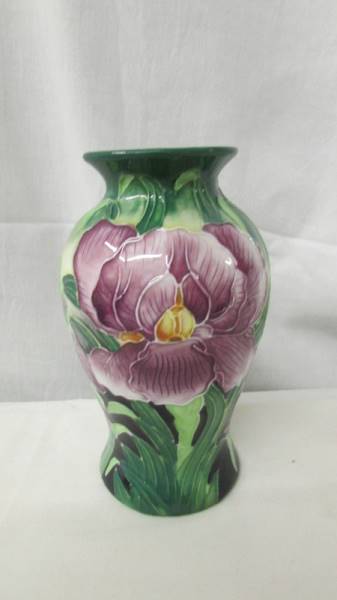 3 old Tupton Ware lidded pots, An old tupton ware vase and another vase in the style of Moorcroft. - Image 7 of 9