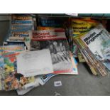 A quantity of model engineering magazines.