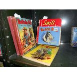 A quantity of old annuals including eagle, Buffalo Bill Wild West etc,