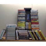 Approximately 80 cassette tapes which includes 25 The Beatles related tapes (The Beatles,