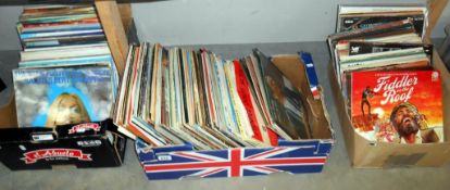 3 boxes of LP records, Frank Sinatra, Fiddler on the roof, Marti Caine, Neil Diamond etc.