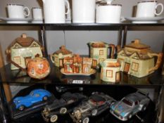 Cottage Ware biscuit barrel, cruet, etc,