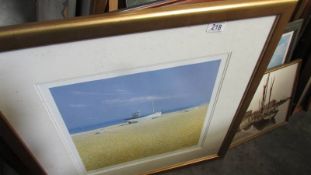 A quantity of framed and glazed prints.