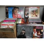 A good lot of LP's, country and others, includes signed LP's by Jefferson Lincoln, Stu Stevens (2),
