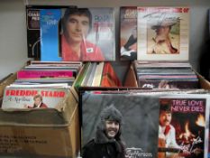 A good lot of LP's, country and others, includes signed LP's by Jefferson Lincoln, Stu Stevens (2),