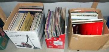 3 boxes of Various LP records including Victor Silvester, Roberto Delgado & his orchestra,