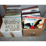2 boxes of LP's such as Buddy Holly, The Shadows, John Denver, Shirley Bassey etc.