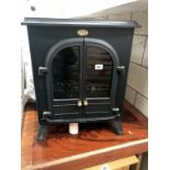 A cast iron Dimplex stove style electric fire
