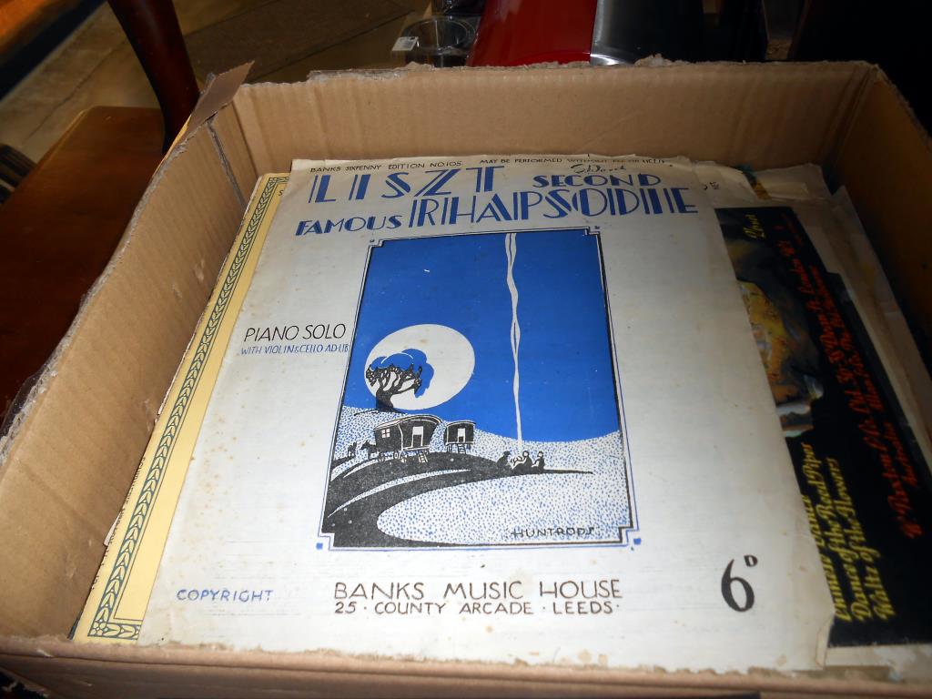 A box of vintage sheet music - Image 4 of 4