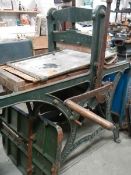 A large old printing press, J Greig & Sons, Fountain House Works, Edinburgh.