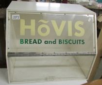 A retro transparent front bread bin - Hovis.
